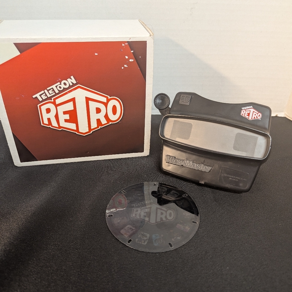 Teletoon Retro Promotional Viewmaster With Reel Very Rare Tested And Working